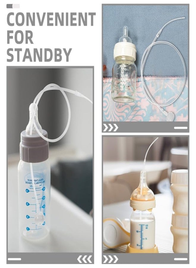 JOINPAYA 2pcs Weighted Straw for Baby Bottles: Breastfeeding Support Tube Food-Grade Replacement Lactation Aid Tube Accessories - Image 3